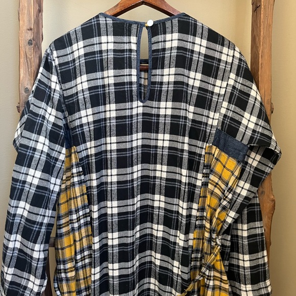 UQNATU Nomad Dress - Mixed Plaid Size Snall & Medium - Picture 12 of 13